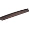 Jeffrey Alexander 305 mm Center Brushed Oil Rubbed Bronze Square-to-Center Square Renzo Cabinet Cup Pull 141-305DBAC - alternate 1